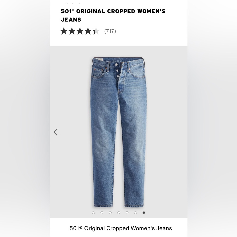 501 original cropped women’s jeans